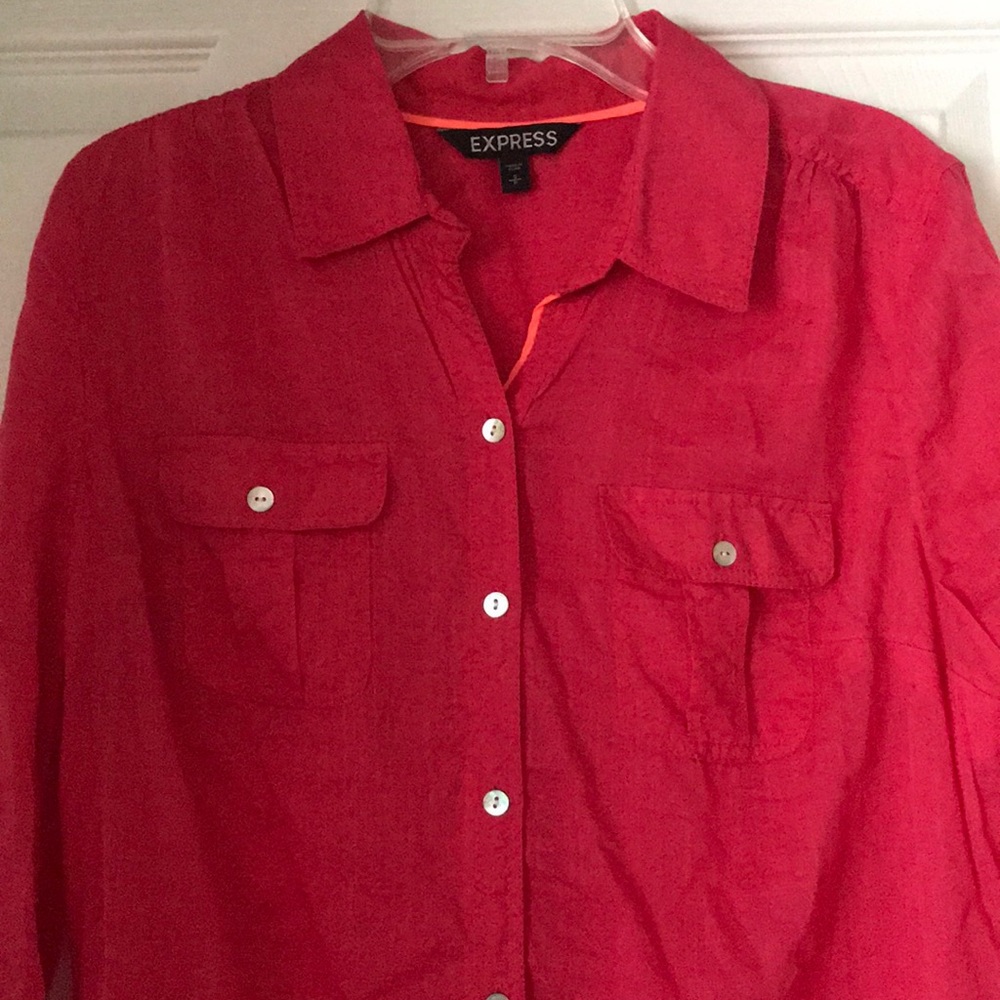 Express button down blouse - Picture 3 of 4